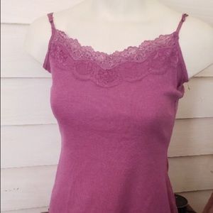 Maurice’s Lace Trim Camisole Top Sm